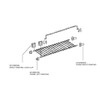 Motorhome & Caravan fridge shelf set. Compatible with part no.