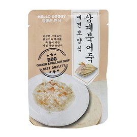Pet store [Chamjoeun Snack] Samgye Dried Pollack Porridge 80g x 10 packs / [참좋은간식] 삼계북어죽80g x10개