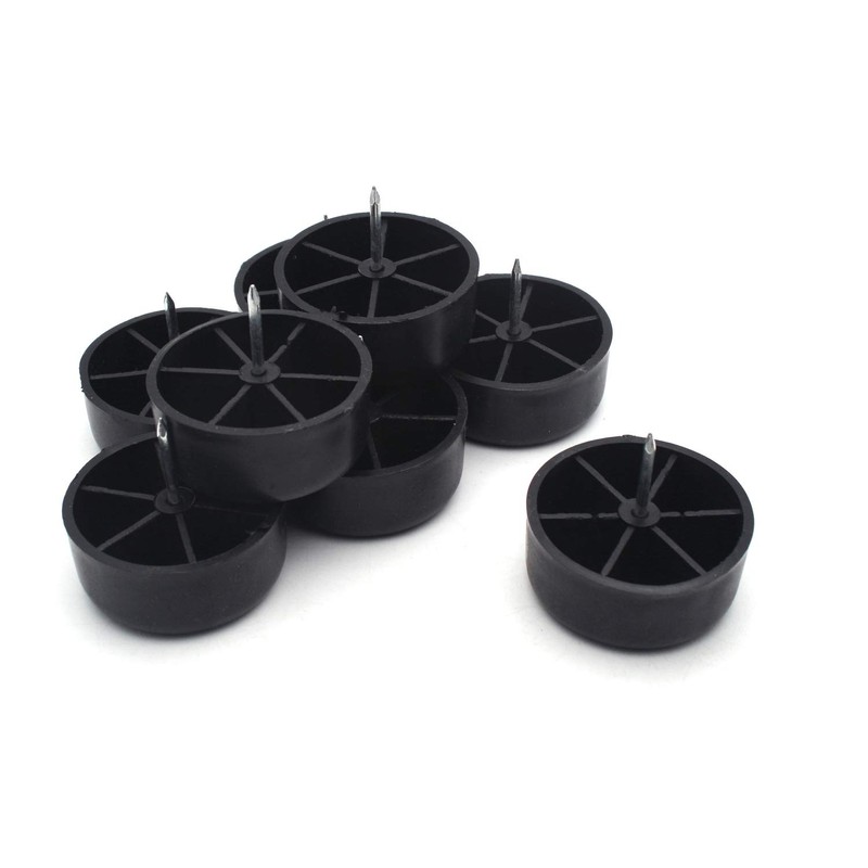 Antrader 8-Pack Nail On Heavy Duty Adjustable Cabinet Sofa Feet