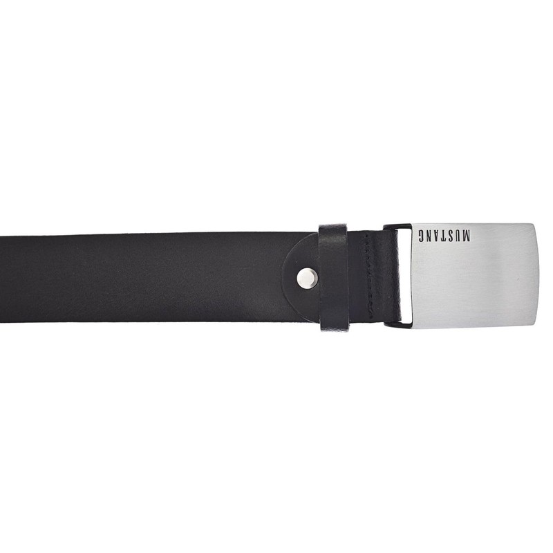 MUSTANG Classic Belt W115 Black - Can be Shortened, black