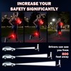 Wood Homing LED Armband for Running - 2 Pack Reflective