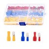 RINGSUN 150Pcs Electrical Connectors, Insulated Spade Crimp Connectors, Assorted Lug