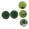 SUPVOX 2pcs Green Hole Cup Cover for Golf Training Durable