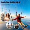 HAFOKO Adjustable Extension Rod 29 Inch Selfie Stick Handle Mount