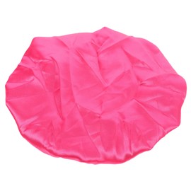 Healeved Boys and Girls Double Layer Satin Sleeping Cap Adjustable Hair Cover for Comfort and Protection While Sleeping Washing Face Rosy