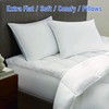 SILUI Extra Flat Soft Thin Pillows Standard Size Set of