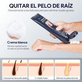 Kaisasa Crema Depiladora Corporal Piel Sensible Tipo Normal Depilador Hombre Cremas Hombres Depilacion Escroto Intima 300g