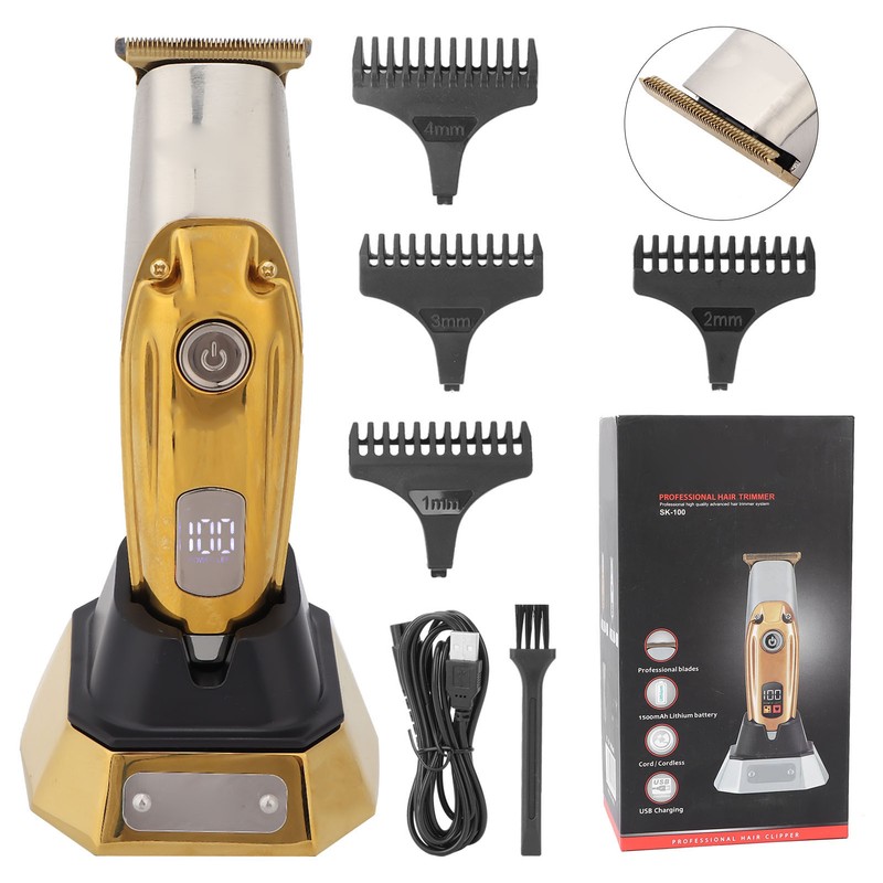 Electric Hair Trimmer LCD Professional Hair Clipper Cutting Grooming Kits