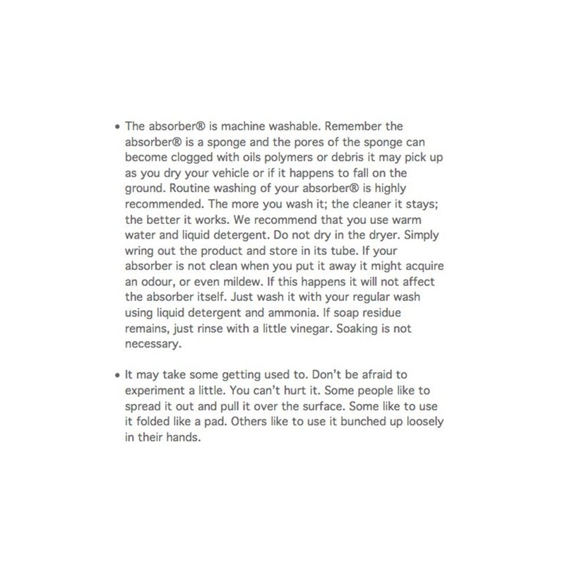 The Absorber 51149 Synthetic Drying Chamois, 27" x 17", Yellow