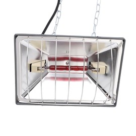 Chicken Coop Heater, 250W Adjustable Temperature Chicken Brooder Heat Lamp with Lampshade and Hanging Chains for Chickens, Ducks, Poultry