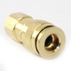 Interstate Pneumatics CG440B 1/4 Inch Universal Brass Coupler x 1/4