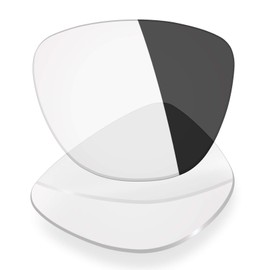 Mryok UV400 Replacement Lenses for Oakley Frogskins OO9013 - Eclipse Grey Photochromic