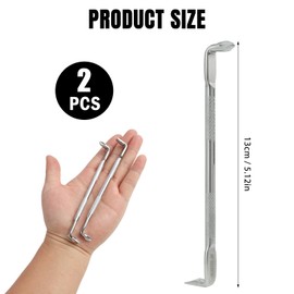 2PCS Offset Screwdriver Set，S2 Steel Z-Type Double Head Offset Magnetic Screwdriver for Tight Space Operation - 130mm，Magnetic Right Angle Screwdriver，with Phillips Slotted 15mm Flat Elbow