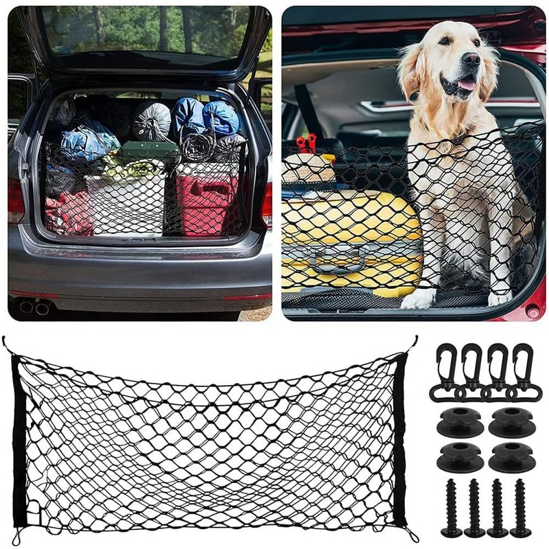 YFFSFDC Cargo Net, Trunk Net, Luggage Net, 2 Layers, Multi-functional,