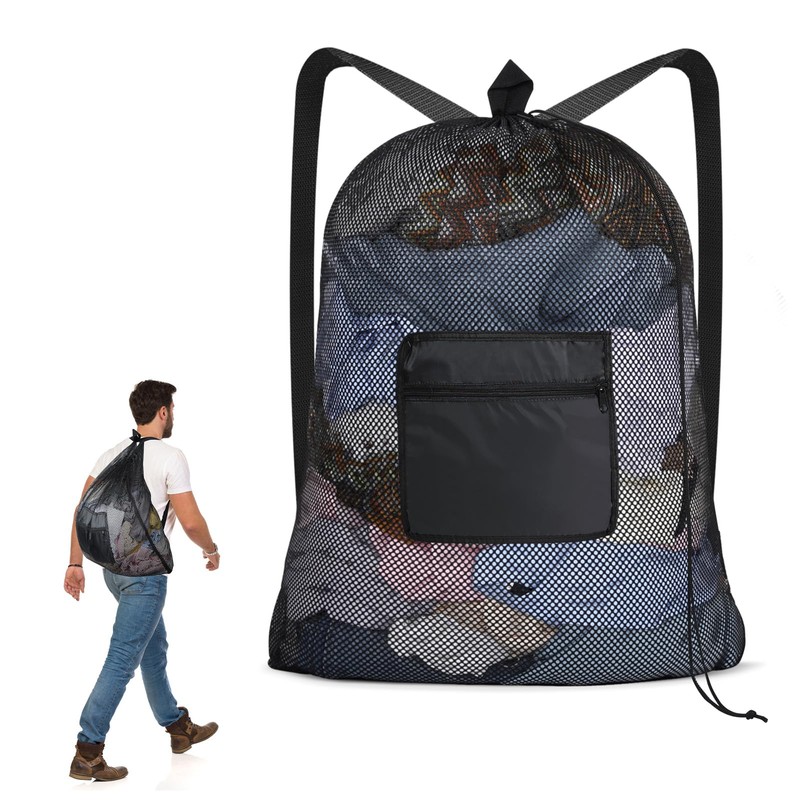 OTraki Laundry Bag Backpack 24 x 32 Inch Travel Laundry