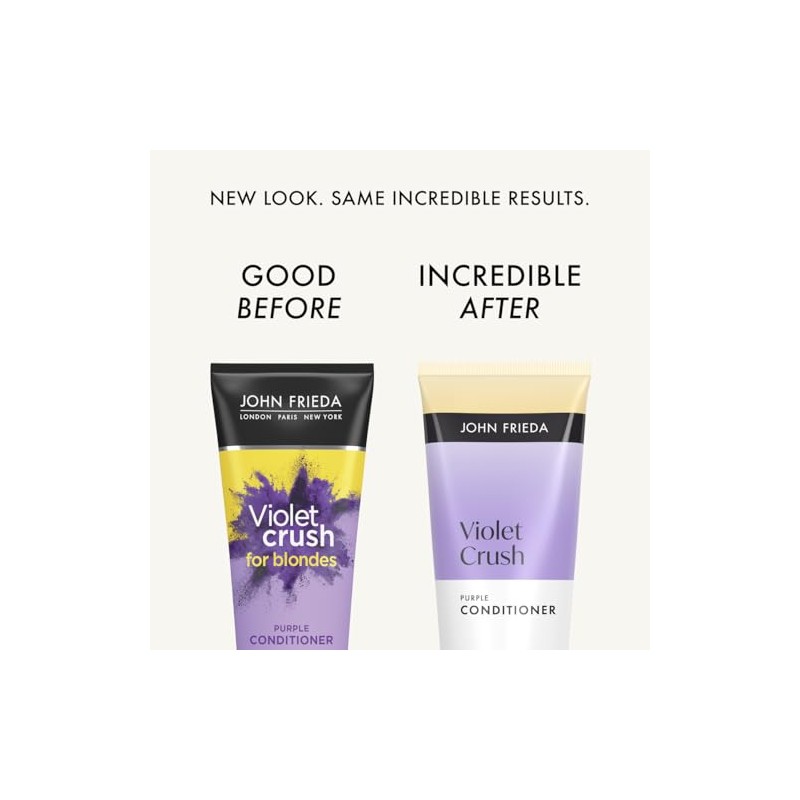 John Frieda Violet Crush Purple Conditioner 250ml. Blonde Hair Toning