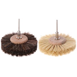 MISHITI 1pcs Abrasive Sisal Filament and Horse Hair Brush Polishing Grinding Buffing Wheel Woodworking for Furniture Rotary Drill Tools Power Tool Accessories