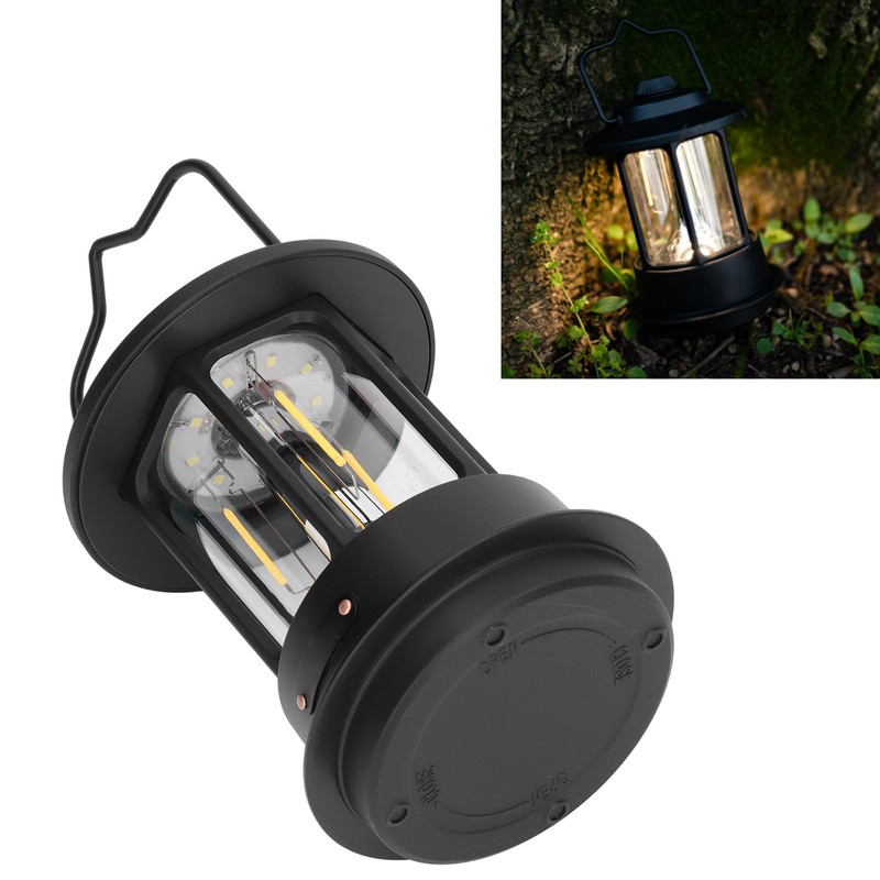 LED Camping Lantern 5‑170lm Waterproof Ergonomic Portable Camping Ambient Lantern