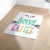 CafePress Hoppy Easter Area Rug Decorative Area Rug, Fabric Throw