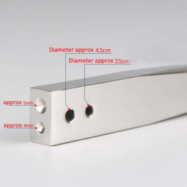 Gratsetter Stainless Steel 2 in 1 Tool for Setting Copper Rivets for Leather Rivets