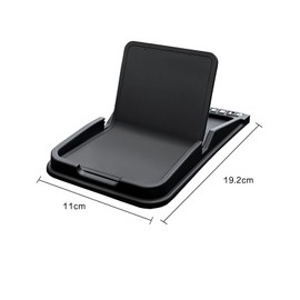 Auto Antirutschmatte mit Handyhalterung, Handyhalterung Auto Armaturenbrett, Silikon Handyhalterung, Multifunktionale Auto-antirutschmatte Auto-handyhalter, mit Nummernschild, Temporäre Parkschilder