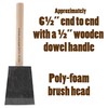 2 inch Foam Brush 24 Pack for Painting Staining Varnishing