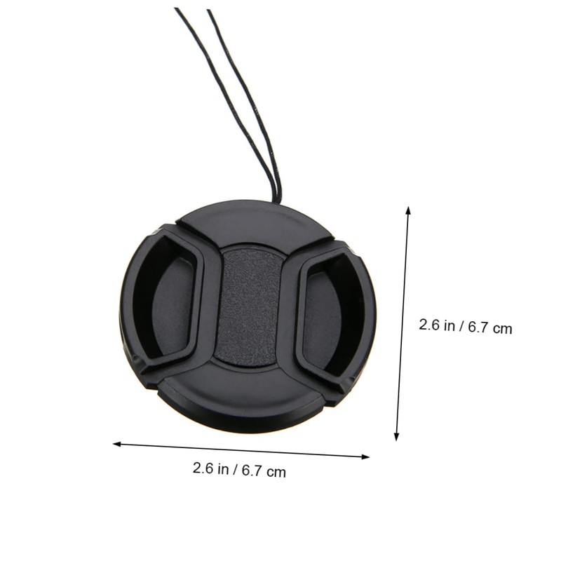 TEHAUX 4 Pcs Lens Cover Replacement Dustproof Splashproof Camera Lens