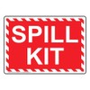 ComplianceSigns.com Spill Kit Label Decal, 7x5 inch Vinyl for Industrial
