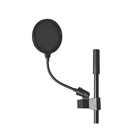 On-Stage ASVS4-B 4" Microphone Pop Filter with Clothes-Pin Style Clip