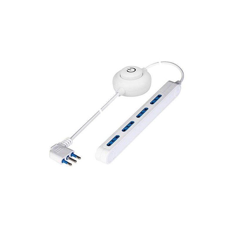 POLY POOL - PP2523 SPAZIOZERO Multi Socket Strip with Pedal