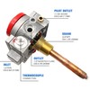 110-326 Gas Water Heater Control Valve w/Copper Probe Thermostat -