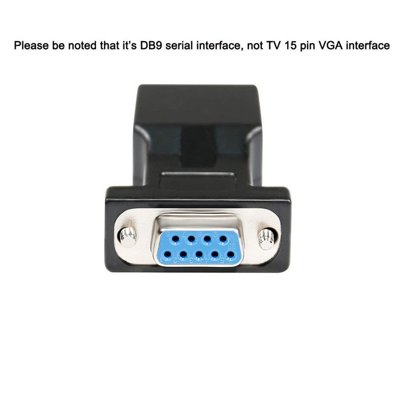 DTECH DB9 to RJ45 Serial Adapter RS232 Female to RJ-45