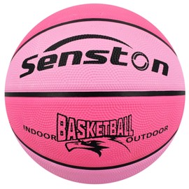 Senston Kids Basketball Size 5 Rubber Basket Ball Indoor/Outdoor Street Basketball for Children