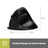 DELUX Wireless Ergonomic Vertical Mouse, 2.4G with USB Receiver and