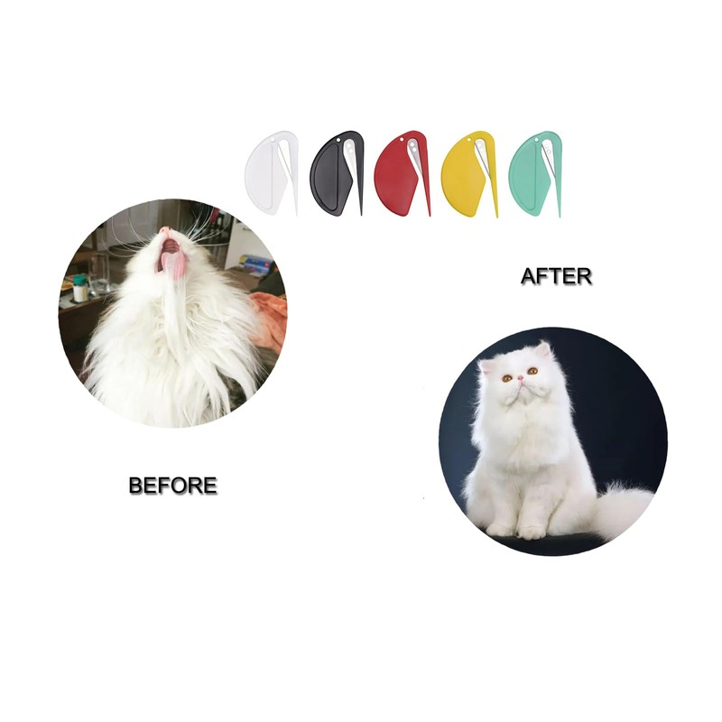 Pet Knotting Comb, Dematting Tool for Cats and Dogs, Pet