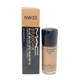 MAC Studio Fix Fluid SPF15 24hr Matte Foundation + Oil control - NW33 (1 Fl Oz)