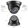 ZOSI 720P HD 1280TVL 1.0MP Hi-Resolution 4 in 1 TVI/CVI/AHD/CVBS