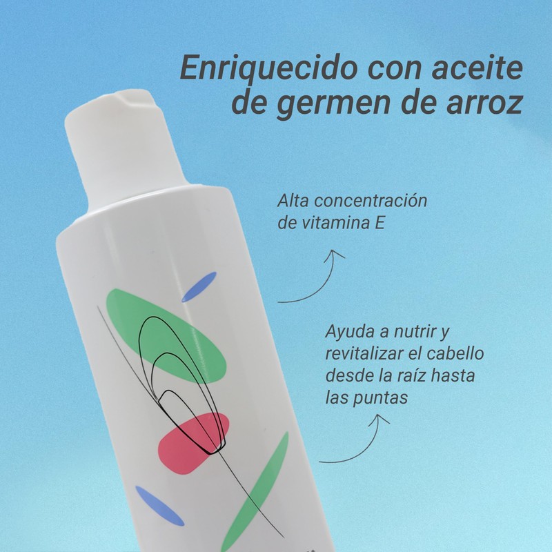 Shampoo Sin Sulfatos y Parabenos Natural | Enriquecido con Aceite
