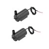 SIPYTOPF 2Pcs DC 3-5V Micro Submersible Mini Water Pump for
