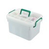 DynkoNA Caja de PláStico con Tapa y Asa, 1 Paquete,