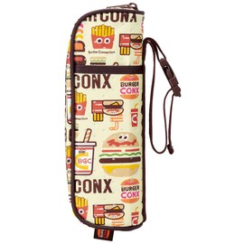 Skater BHOP1 Non-Woven Baby Bottle Pouch, Plastic Bottle, Water Bottle, Pouch, Burger Conx, Mix