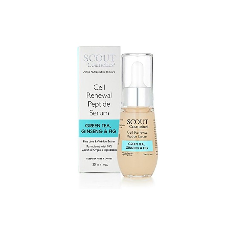 SCOUT Cosmetics Cell Renewal - Sérum facial de péptido con