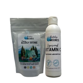 Revitalize Wellness Revitalize Wellness Bundle | Liposomal Vitamin C | 30 Servings + Organic Allergy Defense