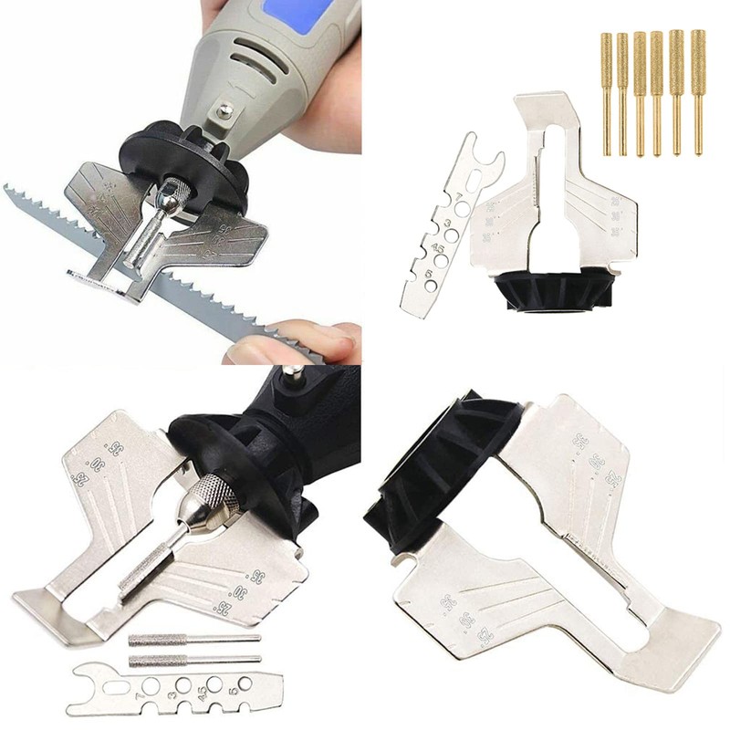 YUENTOEN 20Pcs Chainsaw Sharpening Attachment Kit with Angle Guide and