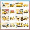 24 Sheets Make Your Own Construction Stickers Make A Face