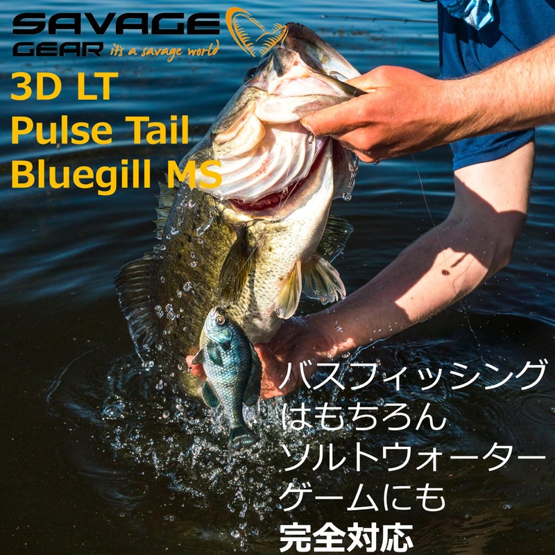3D Pulse Tail Line Thru 5 1/2" (Bluegill) 3416 One