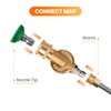 Giraffe Tools Pressure Washer Pivoting Coupler, 7 Angles Gutter Cleaner