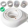 Replacement immersion pipe seal, 2 pieces, compatible with Viega Tempoplex