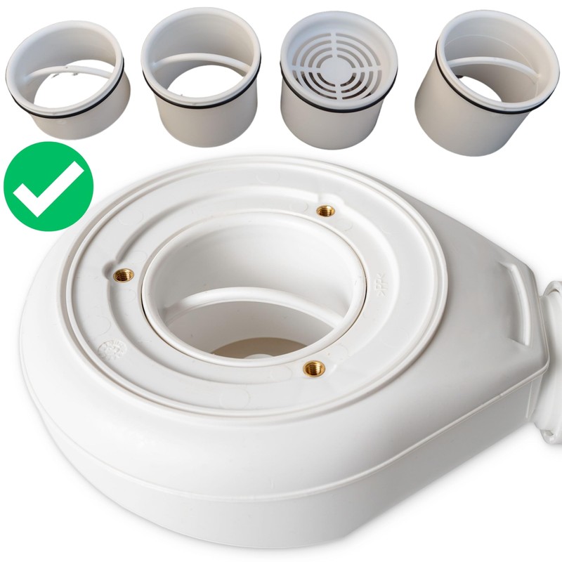 Replacement immersion pipe seal, 2 pieces, compatible with Viega Tempoplex