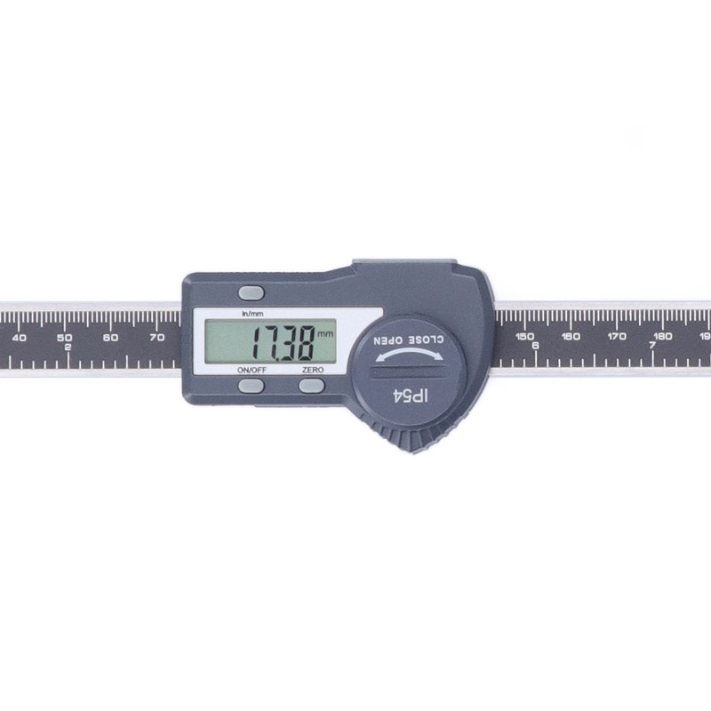IP54 Horizontal Vernier Caliper LCD Display Digital Linear Scale Measuring